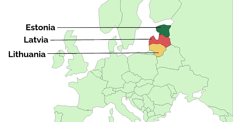 Какие страны входят в Прибалтику?